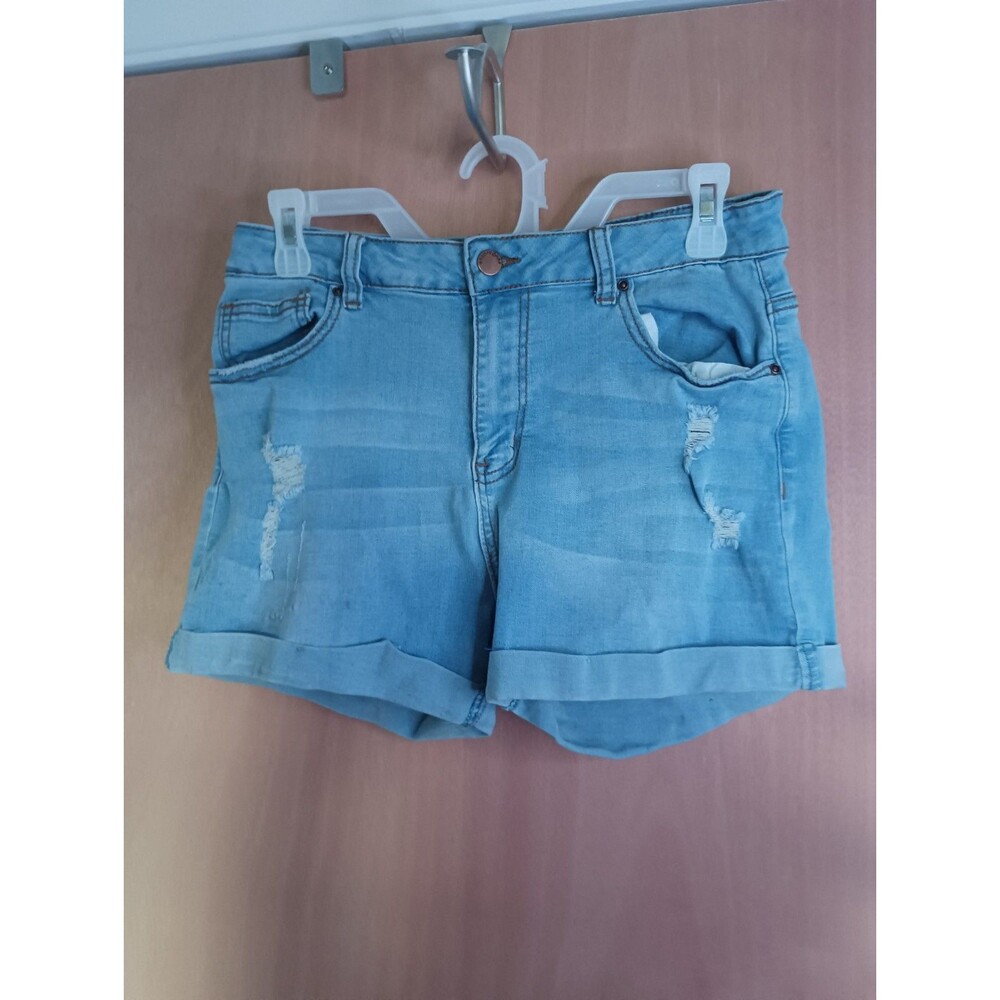 Encore Distressed Denim Jean Shorts Womens - Size 17